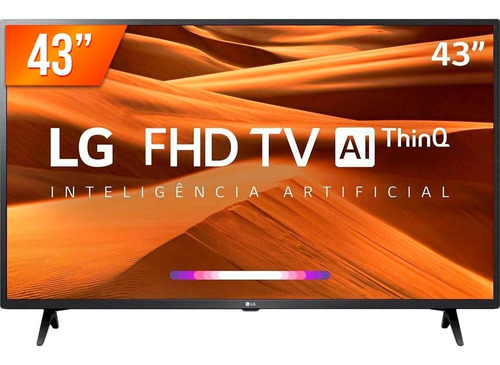 Imagem 1 de 5 de Smart Tv Led Pro 43'' Full Hd LG 43lm 631 3 Hdmi 2 Usb Wifi