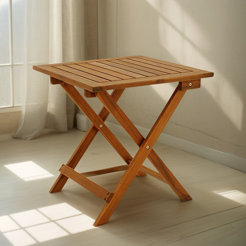Mesa Auxiliar Adirondack De Madera De Acacia De 18x18 P...