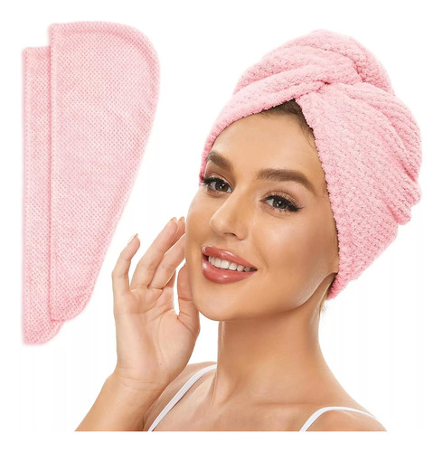 Gorro Toalla De Microfibra Para Secar Cabello Mojado Import