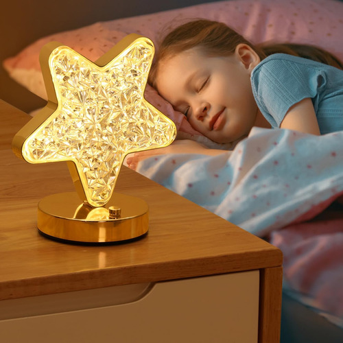 Lámpara De Mesa Con Forma De Estrella, Lámpara Táctil Regula