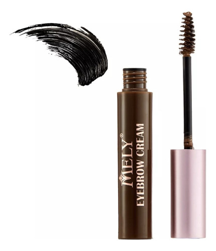 Mascara De Cejas Mely Marron Crema 6ml Eyebrow Brush 