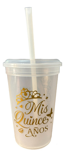 45 Vaso Transparente 500cc C/sorbete Souvenirs Personalizado