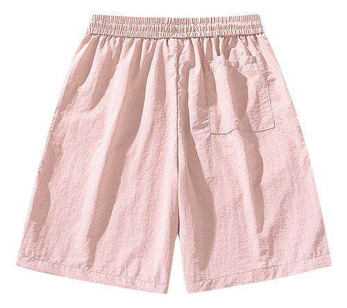 Pantalones Cortos De Verano Para Hombre Y Cintura Elástica C