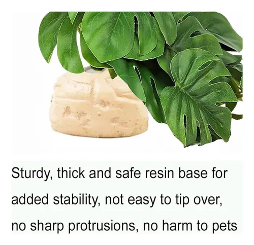 Keruideng Plantas De Reptiles Para Decoración De Terrarios,d