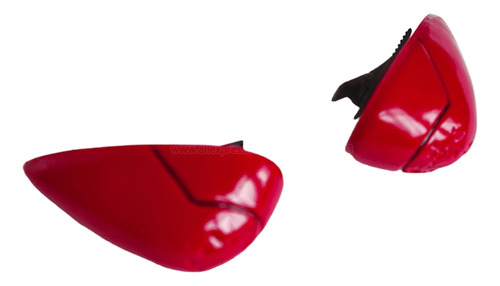 Broches Para Cabello Cosplay Asuka Evangelion Color Rojo