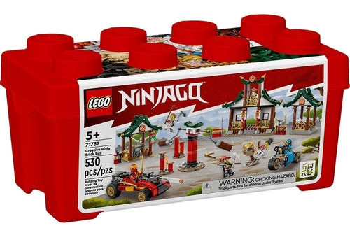 Lego Set De Construccion Ninjago Caja Ninja De Bricks Creativos 71787 530 Piezas En Caja