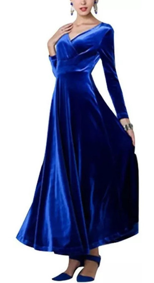Vestido Terciopelo Azul | MercadoLibre 📦 Vestido Terciopelo Azul | MercadoLibre 📦