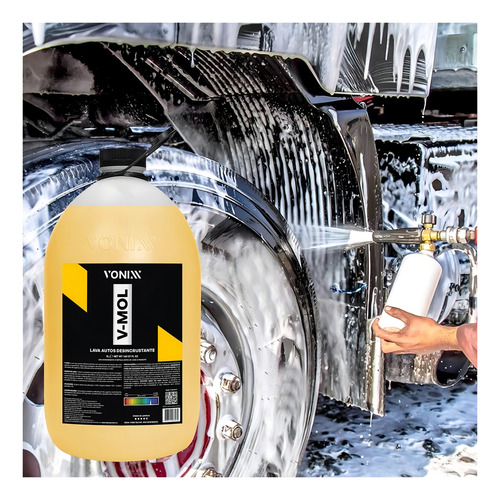 Lava Autos V-mol Desincrustrante Vonixx 5 Litros - 2 Unid