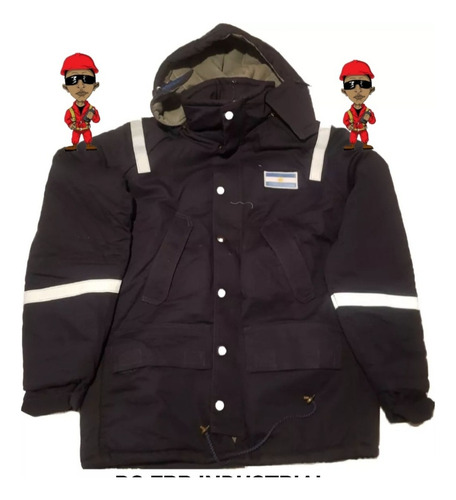 Campera Ignifuga Termica Nfpa 70e Certificada Azul Oscuro S