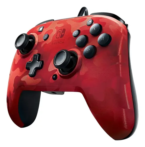 Control Pro Pdp Con Entrada Audio 3.5 Rojo - Nintendo Switch