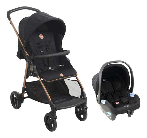 Travel System Lui Preto Cobre (até 15 Kg) - Burigotto