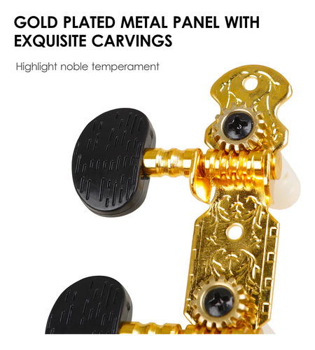 Guitarra Clássica Tuning Peg 2 Peças Pegs Classical Machine