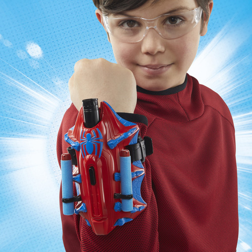 Lanzador De Dardos Nerf Marvel Spider-man Thwip-tech, Color Rojo Spiderman