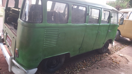 Vw Kombi 1972 Verde Docks Ok Restauração