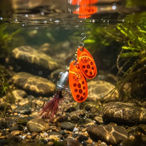 Spinner De Pesca Mepps Black Fury 2 / 3 Con Mosca | Cuotas sin interés