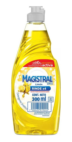 Detergente Magistral Limón 300ml