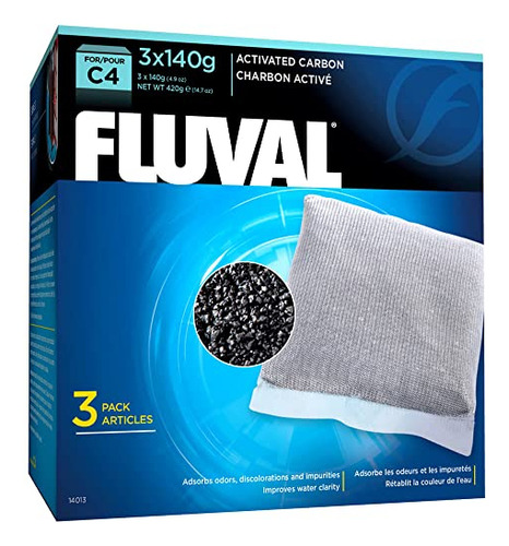 Paquete De 3 Medios De Reemplazo De Carbón Activado Para Flu