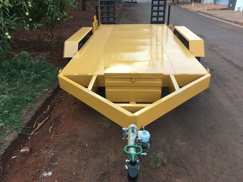 Imagem 7 de 10 de Carretinha Reboque Mini Carregadeira Bobcat Case Jcb