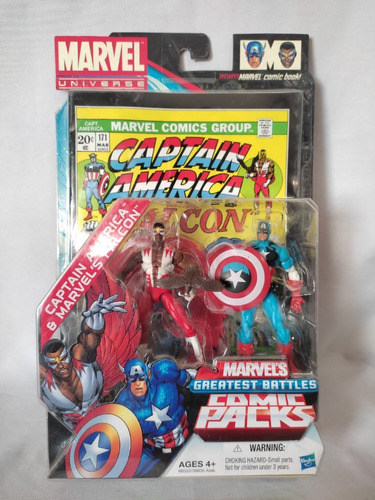 Capitan America Y Falcon Marvel Universe Hasbro