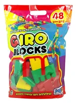 Comprar Giroblocks X48 Piezas Ladrillos Bloques Encastre Jugar Cantidad De Piezas 48 Versión Del Personaje Bloques Articulados