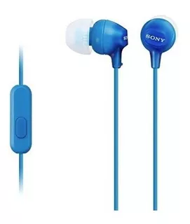 Audifonos Sony Azules Comodos Mdr-ex15lpblu In Ear Color Azul