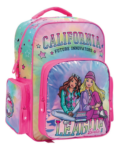 Mochila Wabro Barbie California Espalda Niñas Escolar 17 In Color Rosa Diseño De La Tela 11651 - 35616