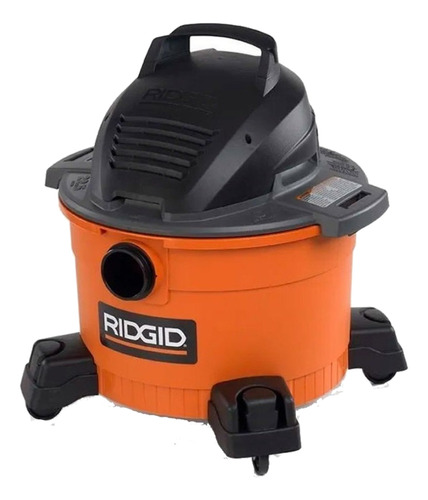 Aspiradora industrial De tacho Ridgid WD0671 22L  naranja y negra 120V