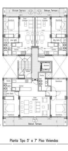 Imagen 7 de 7 de Departamento -2 Dormitrios Venta La Plata