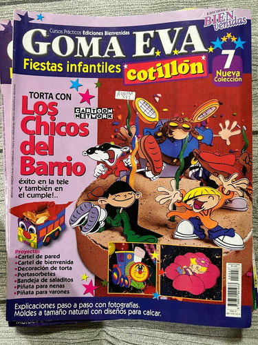 Revistas Goma Eva, Fiestas Infantiles, Cotillon 12 Vol C/u