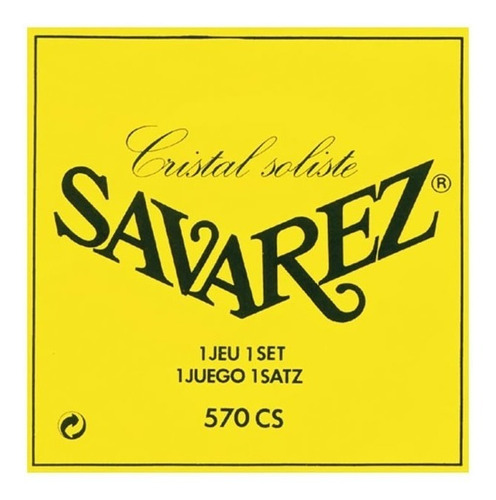 570cs Savarez Encordoamento Violão Ny Cristal Soliste Yellow