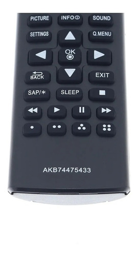 Imagen 2 de 2 de Control Remoto Para Television LG Akb74475433