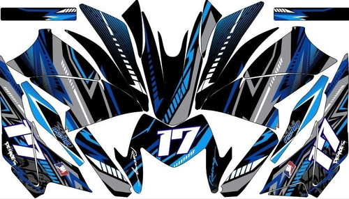 Stickers Para Moto  Pulsar As200 Mod-47