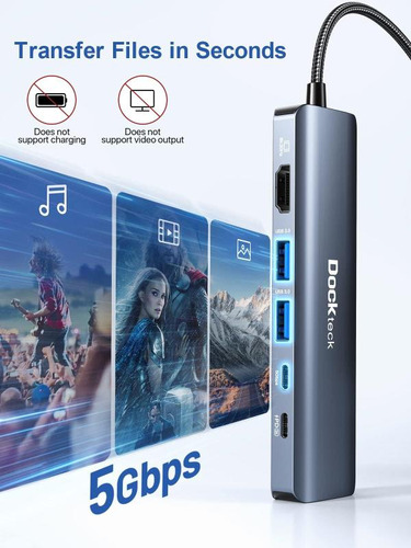 Usb C Concentrator, Multiport Usb C A Hdmi, Dong
