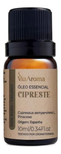 Oleo Essencial Cipreste  Via Aroma 10ml 100% Puro
