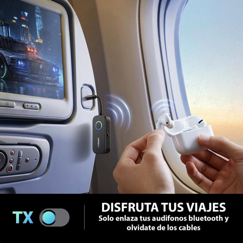 Adaptador Receptor Transmisor Bluetooth 3.5mm Manos Libres