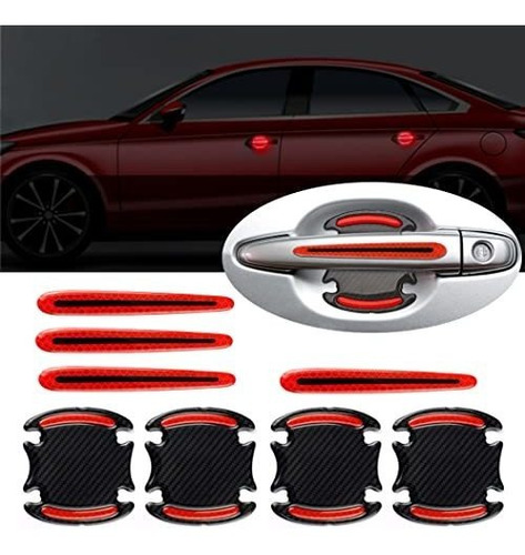 Noi 8pcs Universal 3d Carbon Fiber Texture Car Door Qgr2w