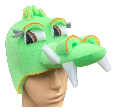 Disfraz Cocodrilo Gorro Animales Goma Espuma Cotillón