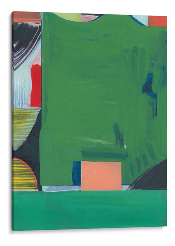 Canvas Lab Cuadro Resumen Teal Ii 30x40, Thomas Brown
