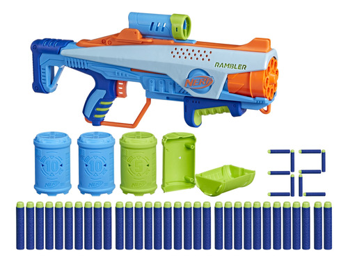 Nerf Elite Junior Rookie Pack, Lanzador De Espuma De Juguete