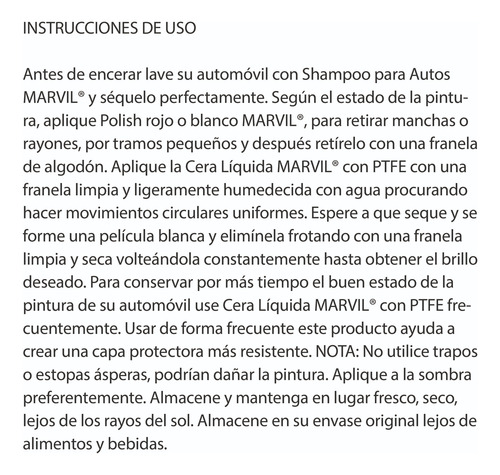 Kit 3 Ceras Liquida Marvil Azul Ptee Y Silicón Para Auto