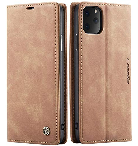 Funda Cartera Para iPhone 11 Cafe Leather-022