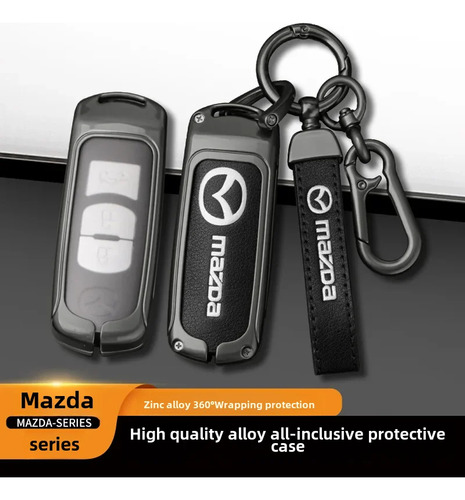 Fivela Única Fosca Preta - Capa De Chave Mazda Cx4 Cx5 Axela