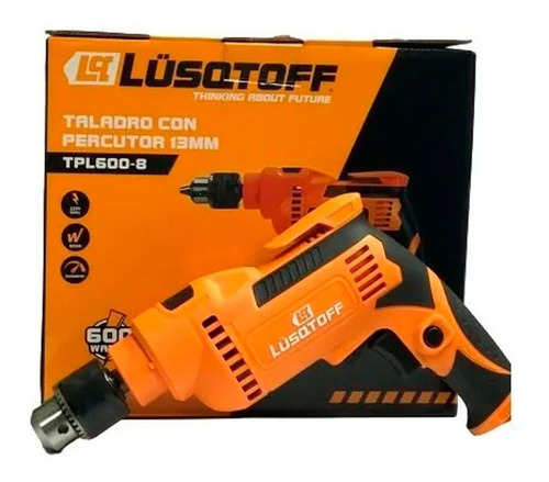 Taladro Percutor 600w Lusqtoff 13 Mm Vel Variable Reversa