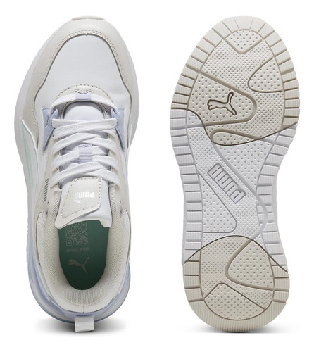 Tenis Casual R78 Disrupt Puma 7514 Blanco Multicolor Mujer