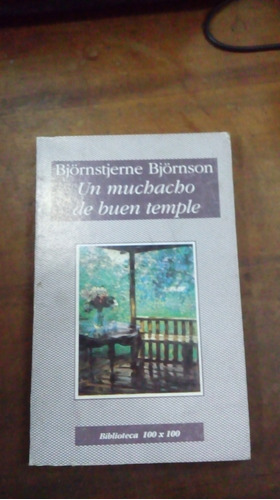 Libro Un Muchacho De Buen Temple