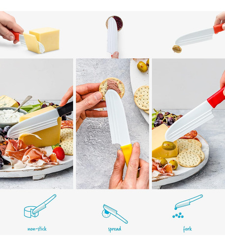 Dreamfarm Knibble Lite | Cuchillo De Queso Antiadherente ...