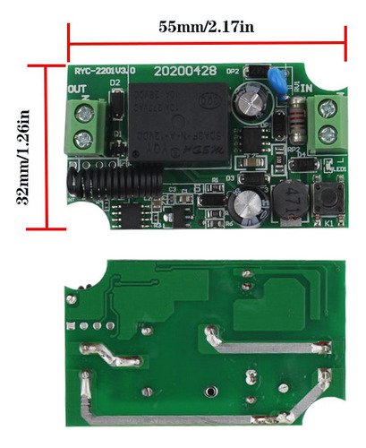 Ra Interruptor De Controle Remoto E8wireless 220v 1ch,