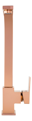 Torneira Cozinha Monocomando Bancada Rose Gold