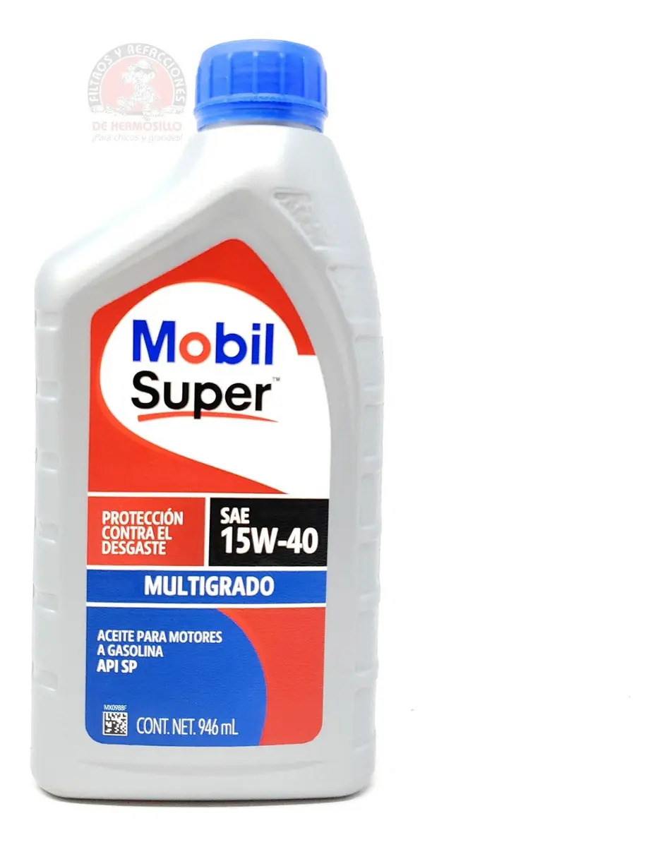 Aceite Para Motor Mobil 15w40 Multigrado Autos Pickup Suv 1l