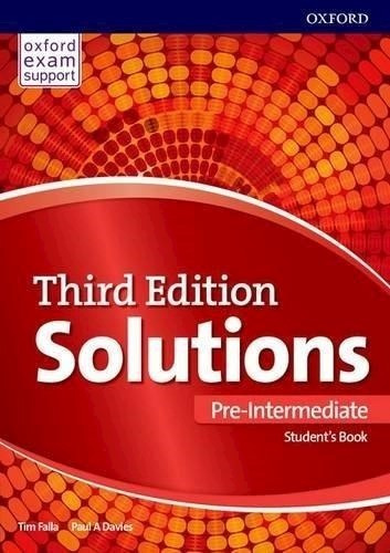 Solutions Pre Intermediate Student's Book Oxford (third Edi